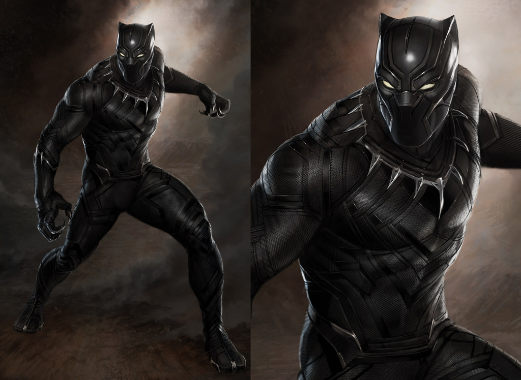 Black Panther’s costume in the movies retains much of the comics&...